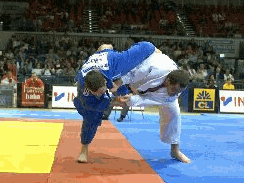 Uchi Mata, Inner Thigh Throw -- Mikhaylin throwing Soares 