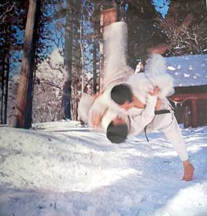 snow Judo for Blind Athletes 
